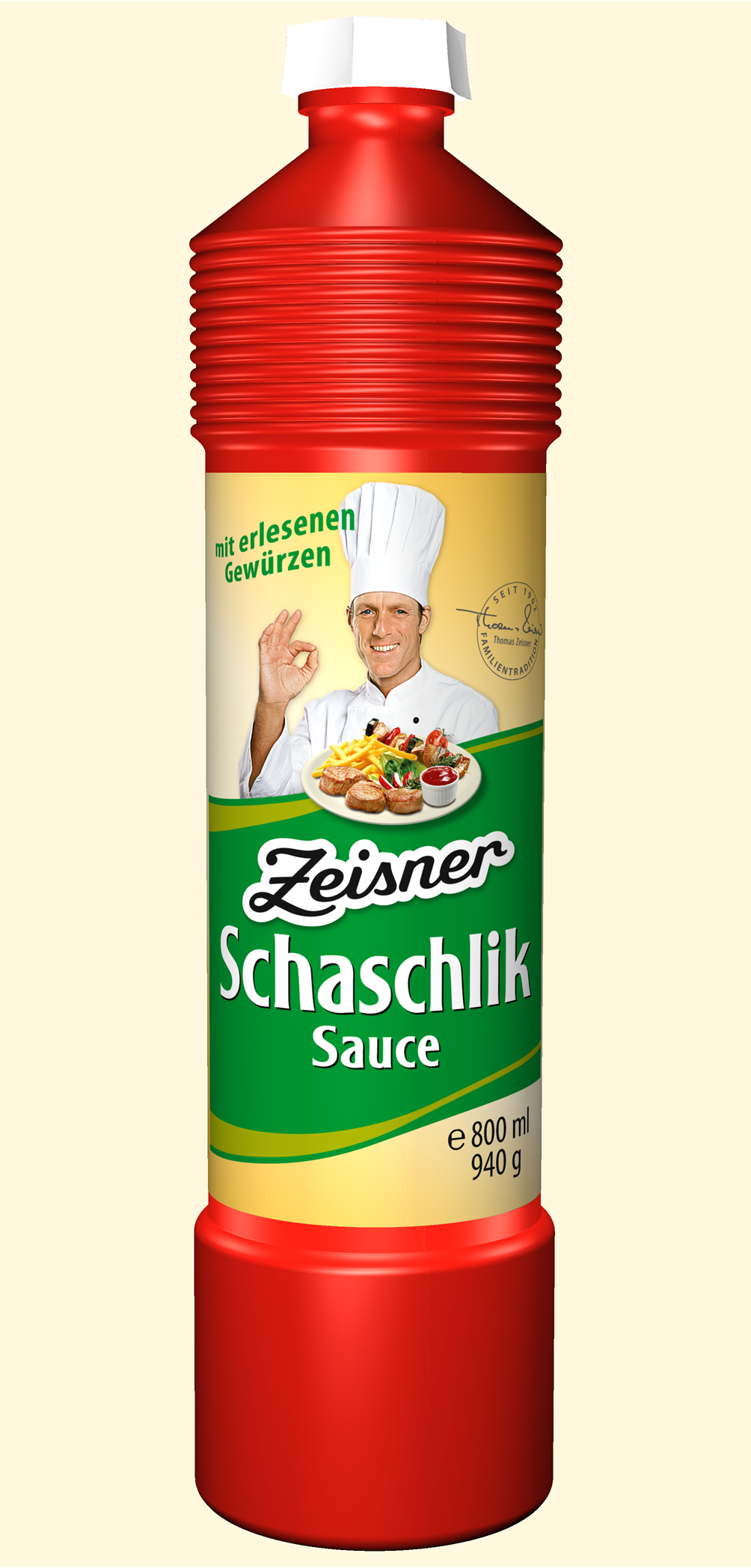 Zeisner Schaschlik Sauce 800ml Flasche