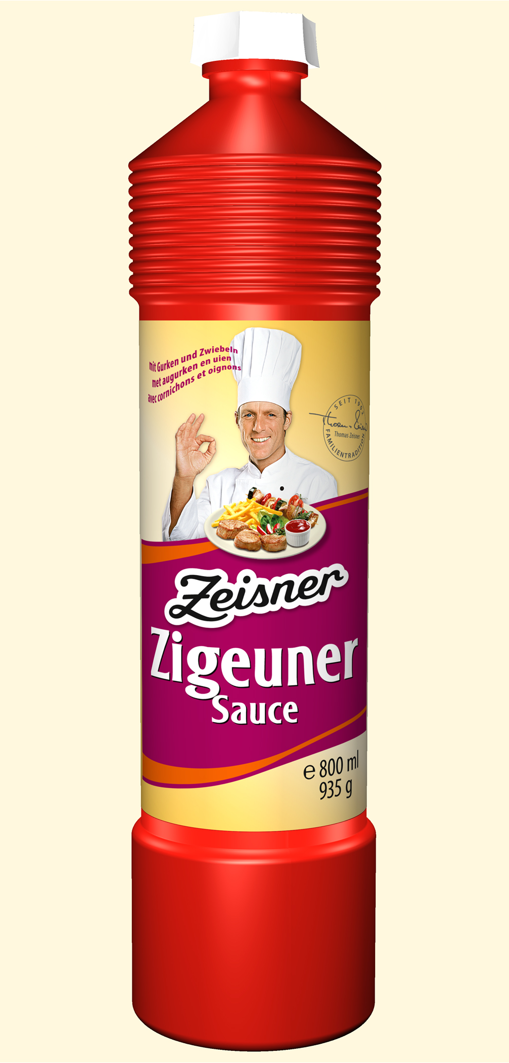 Zeisner Zigeuner Sauce 800ml Flasche